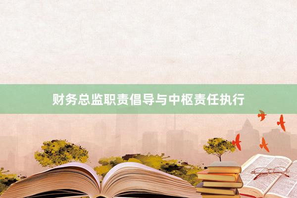财务总监职责倡导与中枢责任执行